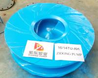 China Cr27 high wear resistance hard alloy slurry pump impeller Te koop