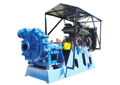 China Floating pontoon set mining dewatering slurry pump for sale