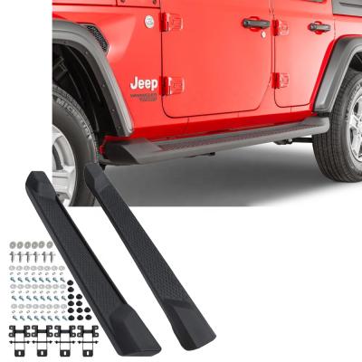 China OEM Side Step Running Tips Nerf Bar Protector Bar Fit For 2018+ Jeep Wrangler JL Unlimited 4D Door for sale