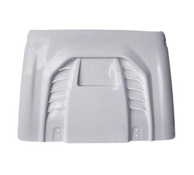 China Luxury For 2007-2018 Jeep Wrangler Rubicon JK JKU Heat Extract Vented Fiberglass Hood for sale