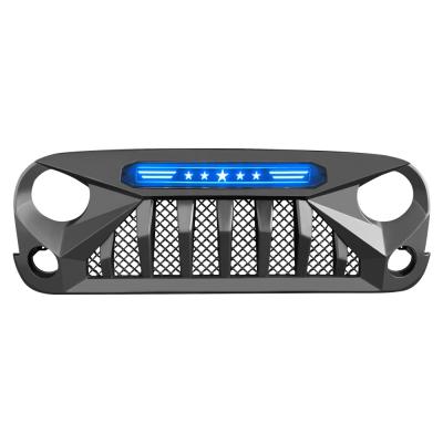 China Luxury Front Grill with Daytime Running Light for Jeep Wrangler JK for sale