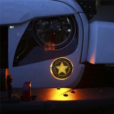 China Made Of High Quality Lightweight ABS Plastic Star Lights Front Blinkers LED Marker Lights For Jeep Wrangler JK 2007-2018 Unlimited for sale