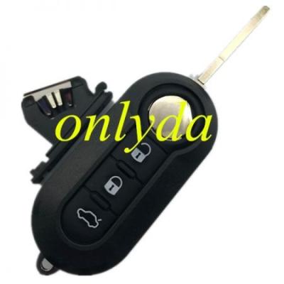 China Car For 3 Button Remote Key White With SIP22 Blade Black Color for sale