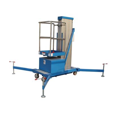 China Material Handle Single Electric Vertical Mast Lifts for sale