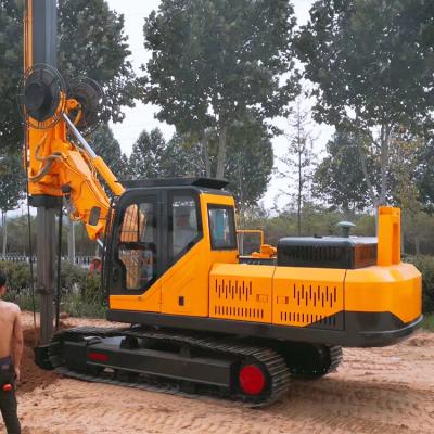 China High Yield Pile Machine 15m Bored Hydraulic Rotary Rotary Drilling Rig for sale