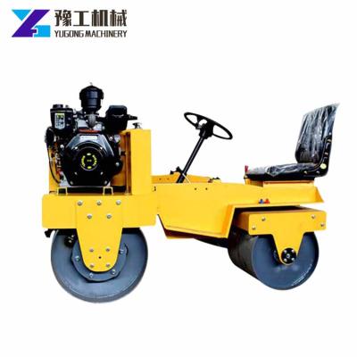 China Building Material Stores New Hydraulic Drum Hand Walk Behind Vibratory Mini Road Roller Compactor Machine Price For Sale for sale