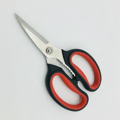 China Custom Color PP TPR Handle Universal Cutting Student Civil Stationery Scissors for sale