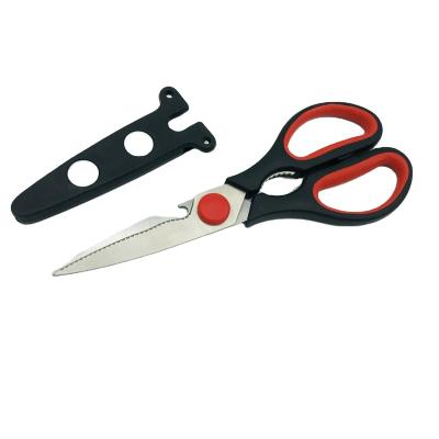 China PP TPR Universal Kitchen Scissors Removable Kitchen Scissors Refrigerator Scissors for sale