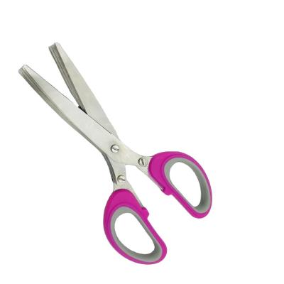 China pp & tpr five-layer kitchen scissors stainless steel spring onion cutter for sale