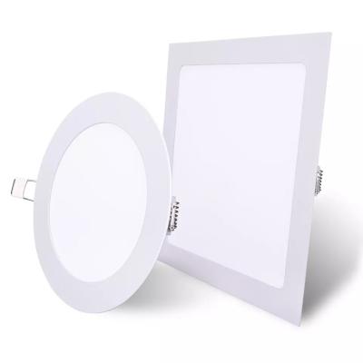 China Industrial Ex-factory Price Aluminum Recessed Indoor Commercial Mall Die Casts 3W 6W 9W 12W 15W 18W 24W Ultrathin Commercial Panel Light for sale