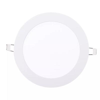 China Industrial Promotions Recessed Indoor Commercial Mall Frameless Square Round 3W 6W 9W 12W 15W 18W 24W Ultrathin Die-Cast Panel Light for sale