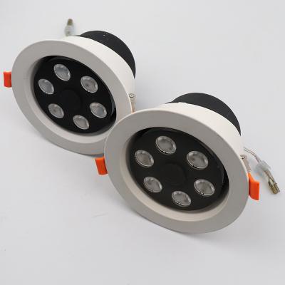 China Industrial Made In China Commercial Mall Aluminum Rotating Round Cob Recessed Indoor Jewelry 10W Counter Can Lights for sale