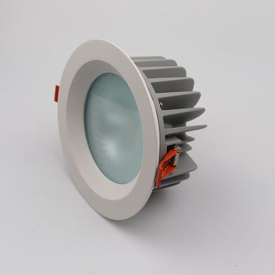 China Industrial Specials RGBW Dimming 55W Aluminum Decorative Control Anti-Glare Outdoor Mounted Ip54 Recessed Recessed Led Downlight for sale