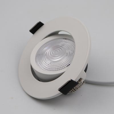 China Ip44 40W Industrial Adjustable Aluminum Outdoor Adjustable Cob Recessed Adjustable Eyeball Promotional Event Recessed Spot Light Spotlight for sale