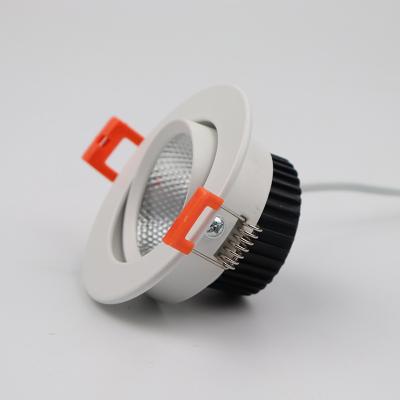 China Industrial Hot Selling Revolving Downlight Ip44 20W Housing Ceiling Light Recessed Adjustable Enclosed Eyeball Spot Light for sale