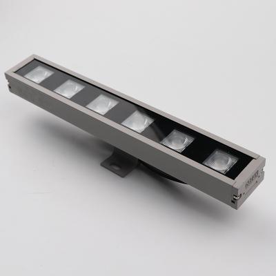 China New Product Outdoor Adjustable Angle Led Linear Light Recessed Ip65 5000K 6W Outdoor Led Wall Washer Light for sale