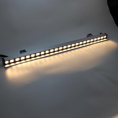 China Wholesale Price Outdoor Waterproof Ip65 Outdoor Wall Washer Light Recessed Aluminum Outdoor Adjustable Angle 5000K 24W RGB for sale