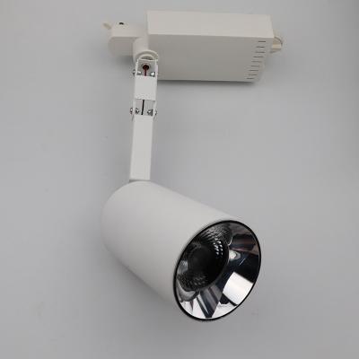 China Factory Price Cob 10W Cob 10W Mall Spotlight Industrial Aluminum Indoor Commercial Adjustable Cylinder Led Rail Cylinder Angle Magnetic Track Light for sale