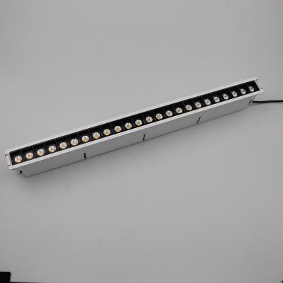 China Factory Price Industrial Aluminum Square Linear Multiple Heads Ip44 5000K 42W Super Bright Recessed Grill With Led Lights for sale