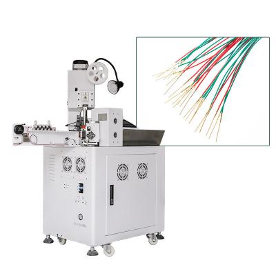 China Multi-Function Full Automatic Pin Terminal Wire Splicer Crimping Single Side Press Adjustment and Stubper for sale