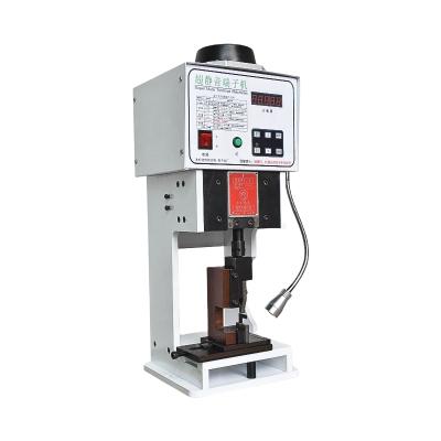 China BORX 6T Electrical Wire (Cable Connector) Semi Automatic Super Mute Terminal Crimping Machine High Speed for sale