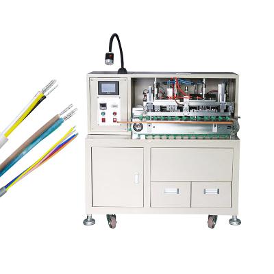 China UL2468 Automatic Cables Braided Wire Stripping And Twisting Splicer UL2468 Cables Making Earphone Wires Stripping Twist And Tin Dip Machine for sale