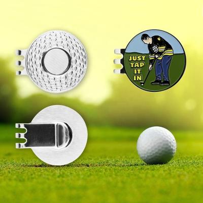 China GOLF Happy Gilmore Golf Ball Marker And Hat Clip for sale