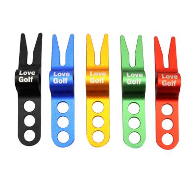 China Custom Golf Club Digging Tool Golf Throwing Fork Digging Repair Tool Logo Golf Repair Tool Sublimation for sale