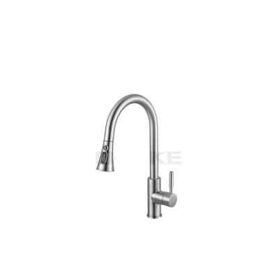 China BK1821 Thermostatic Faucets Stainless Steel Single Handle Pull Down Kitchen Faucet for sale