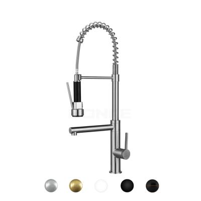 China Faucets Stainless Steel Style Thermostatic Commercial Pre-Rinse Kitchen Faucet for sale