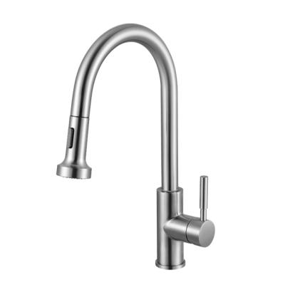 China Thermostatic Faucets Manufacture Stainless Steel Hot Cold Water Mixer Sink Faucet Pull Down Spray Pull Out Kitchen Faucet for sale