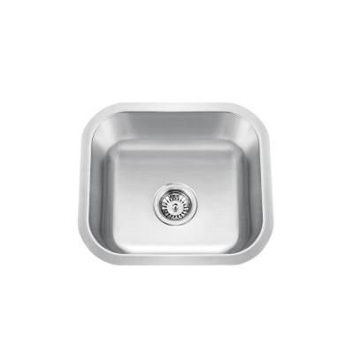 China Without KUS1816 Faucet Undermount Stainless Steel Kitchen Sink, Square Sink for sale