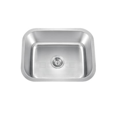 China Without Faucet KUS2016 Bonke 26-Inch Qualified 18 Gauge 304 Stainless Steel Under Conter Install Type Sink for sale