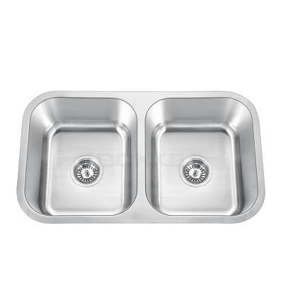 China Without Faucet CUPC Undermount Regular Stainless Steel Kitchen Sinks American Standard for sale