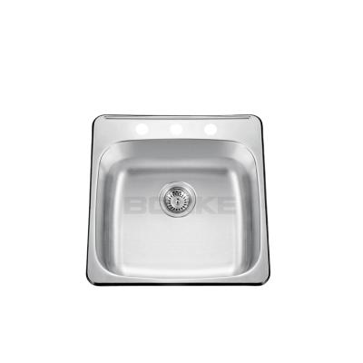 China With Faucet 2021 Topmount Kitchen Residencial Stainless Steel Sink With Accessories for sale