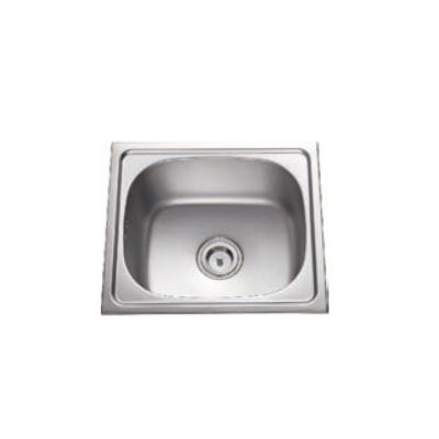 China Without faucet steel sink for KL-618 kitchen, sink with drain board for sale