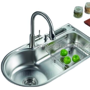 China With BK-8505 BIG single bowl faucet stainless steel sink, topmount sink, kitchen sink, SS304 for sale