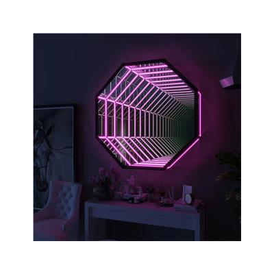 China Home Manufacturer Price Smart Wall Mirror Changing RGB Colorful Atmosphere Led Light for sale