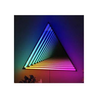 China Home Cheap Price Household Decorate Triangular RGB Colorful Led Wall Light for sale