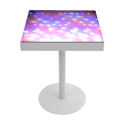 China Best Selling Adjustable Square LED Starry Led Table Modern Design LED Charging Sky Lights Bar Tea Coffee Table Living Room Furniture for sale