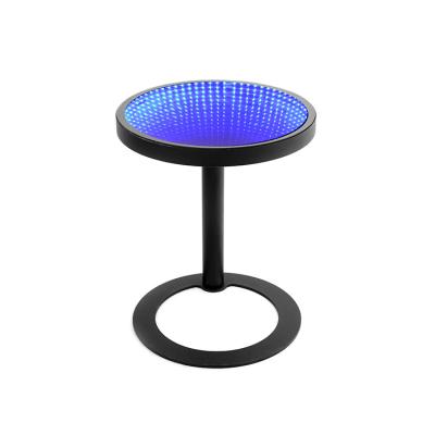 China Modern Led Beer Pong Table Led Light Up Table Game Table With Led Lights Led Table Light Rechargeable Led-Cocktail-Table for sale