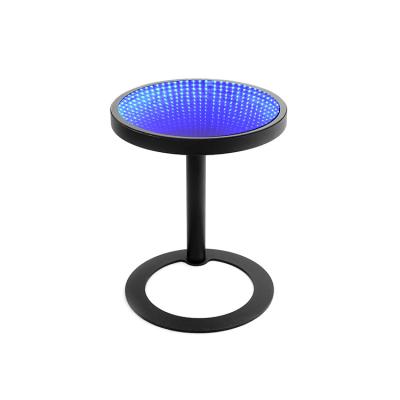 China Modern Design Super Quality Household Outdoor Garden LED Circular Led Table for sale