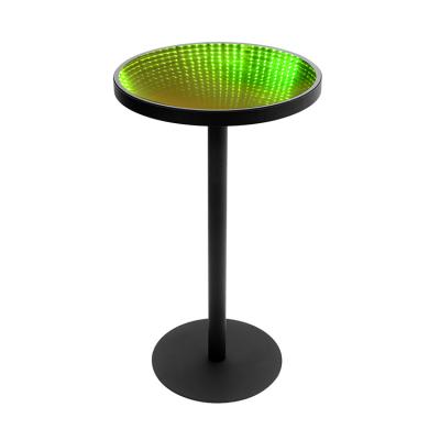 China Competitive Price Modern Furniture Bar With Lights Modern Design Circular Led Table for sale