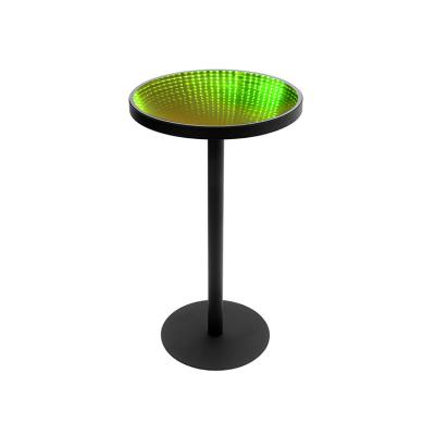 China Manufacturer Modern Commercial Use Bar Modern Design Circular Led Table Bar Furniture Metal 0.06CBM Iron China 75*65*12CM 60*60*105CM for sale