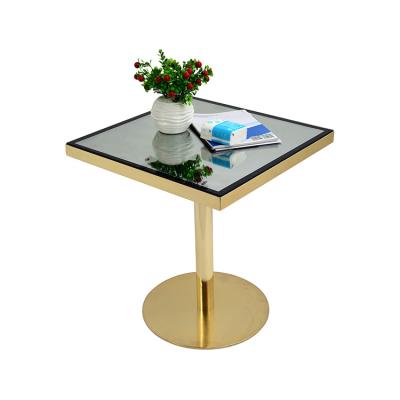 China China Wholesale Modern Design Colorful Rectangular Bar Cafe Lights Led Table for sale