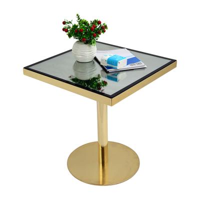 China 2022 Modern Wholesale High Quality Rechargeable Restaurant Table Bar Furniture LED Light Magic Led Commercial Tea Table Office for sale