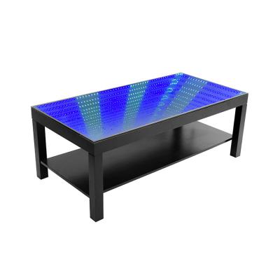 China LED Long Led Table Led Table Led Living Room Furniture Led Modern Tables Wooden Table Led Lighting Table Ping Pong Bar Poker Bedside Table for sale