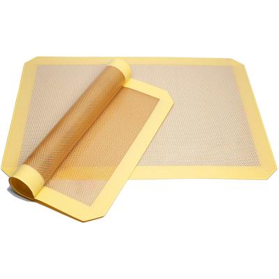 China Custom Rolling Disposable Non-Slip Silicone Pastry Mat Macaron Pastry Mat Non-Stick Silicone Baking Mat for sale