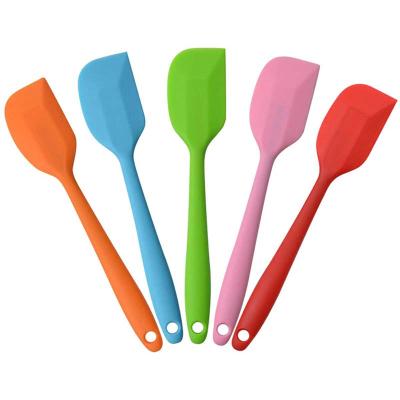 China Viable Heat Resistant Colorful Baking Pastry Cake Tools Silicone Spatula Wholesale for sale