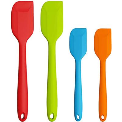 China Best Sellers Viable Colored Non-Stick Private Label Silicone Heat Resistant Spatula for sale